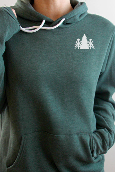 Pocket Trees Hoodie-1482