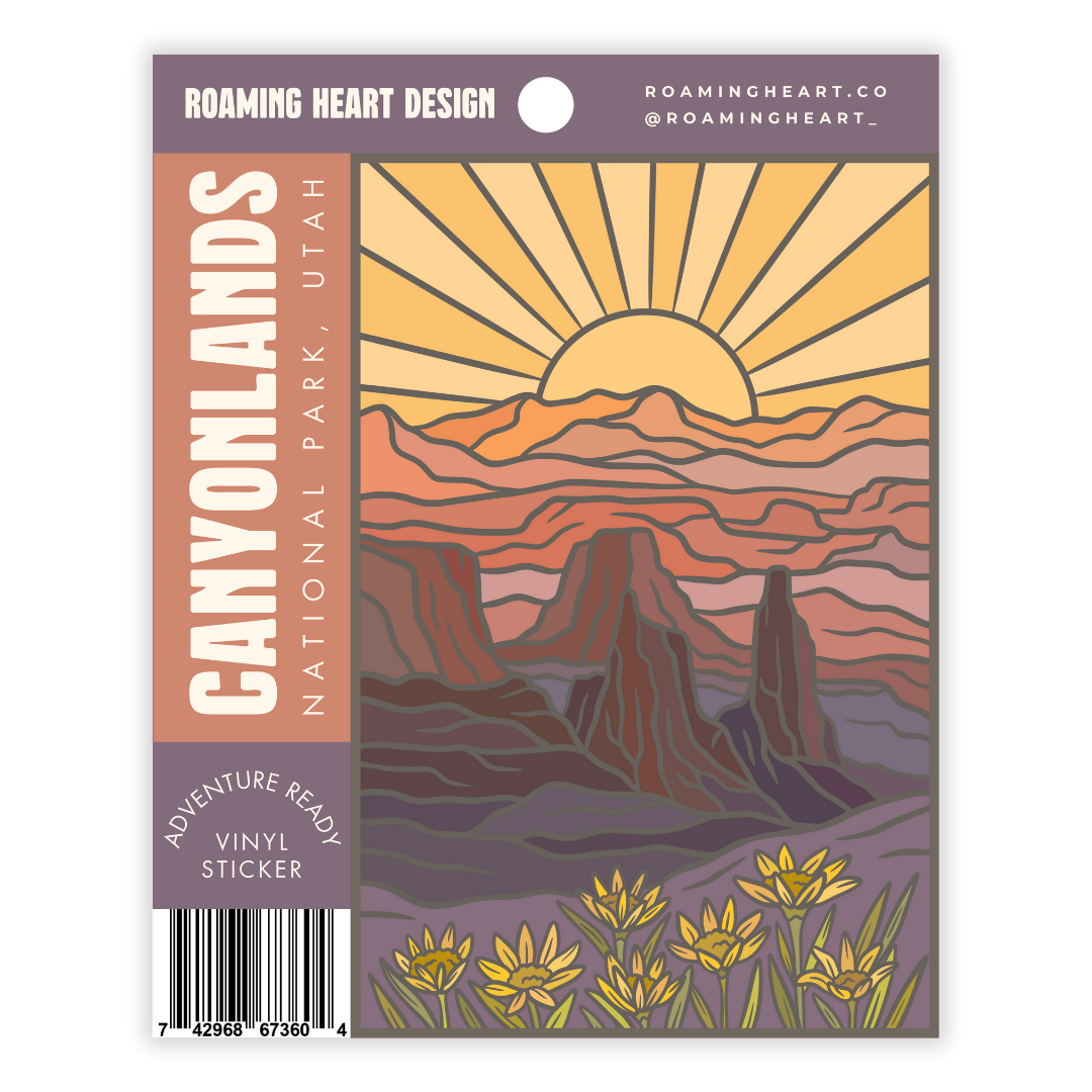 Canyonlands National Park Utah Vinyl Sticker