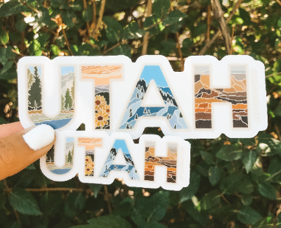Utah | Clear Sticker