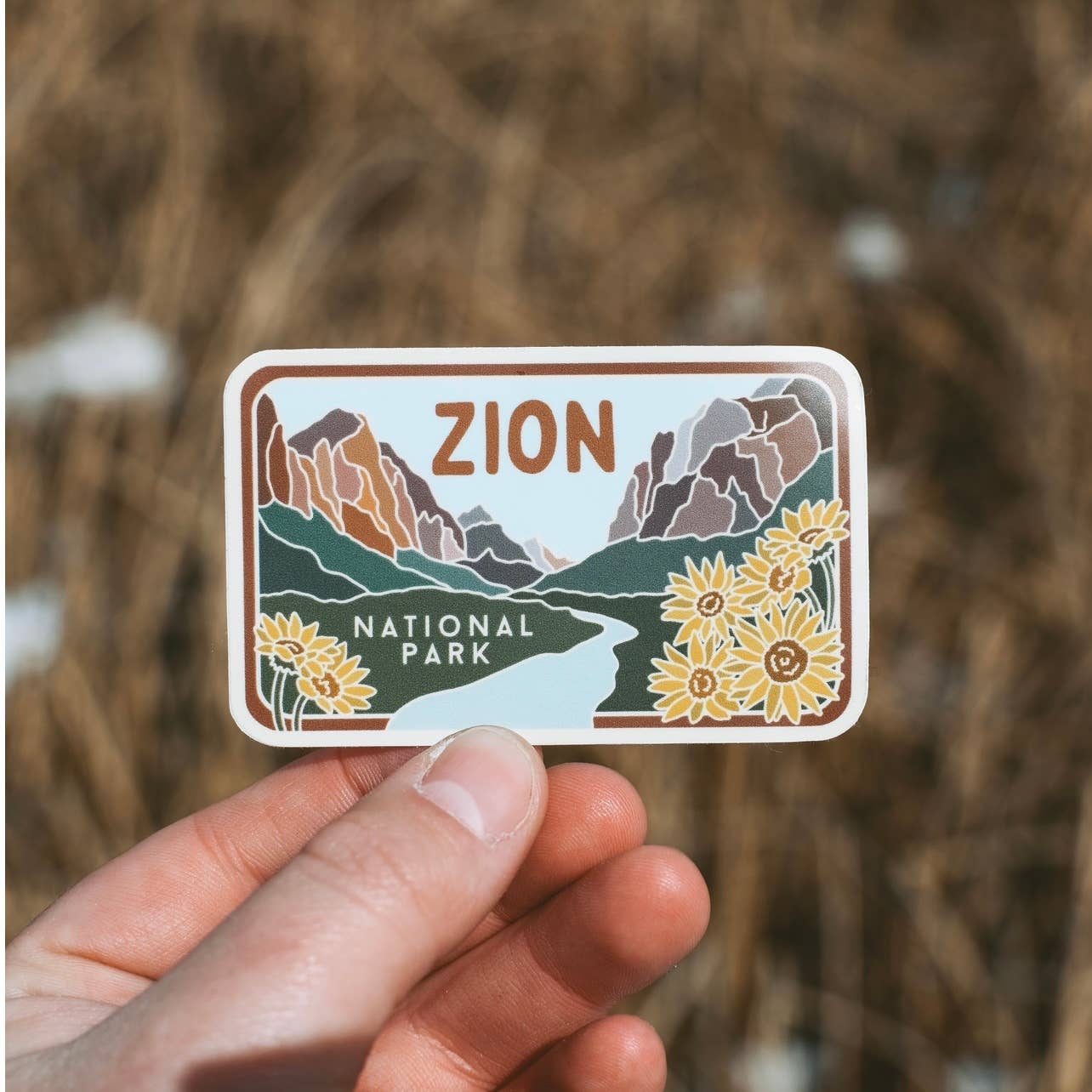 Zion - License Plate Series | Sticker