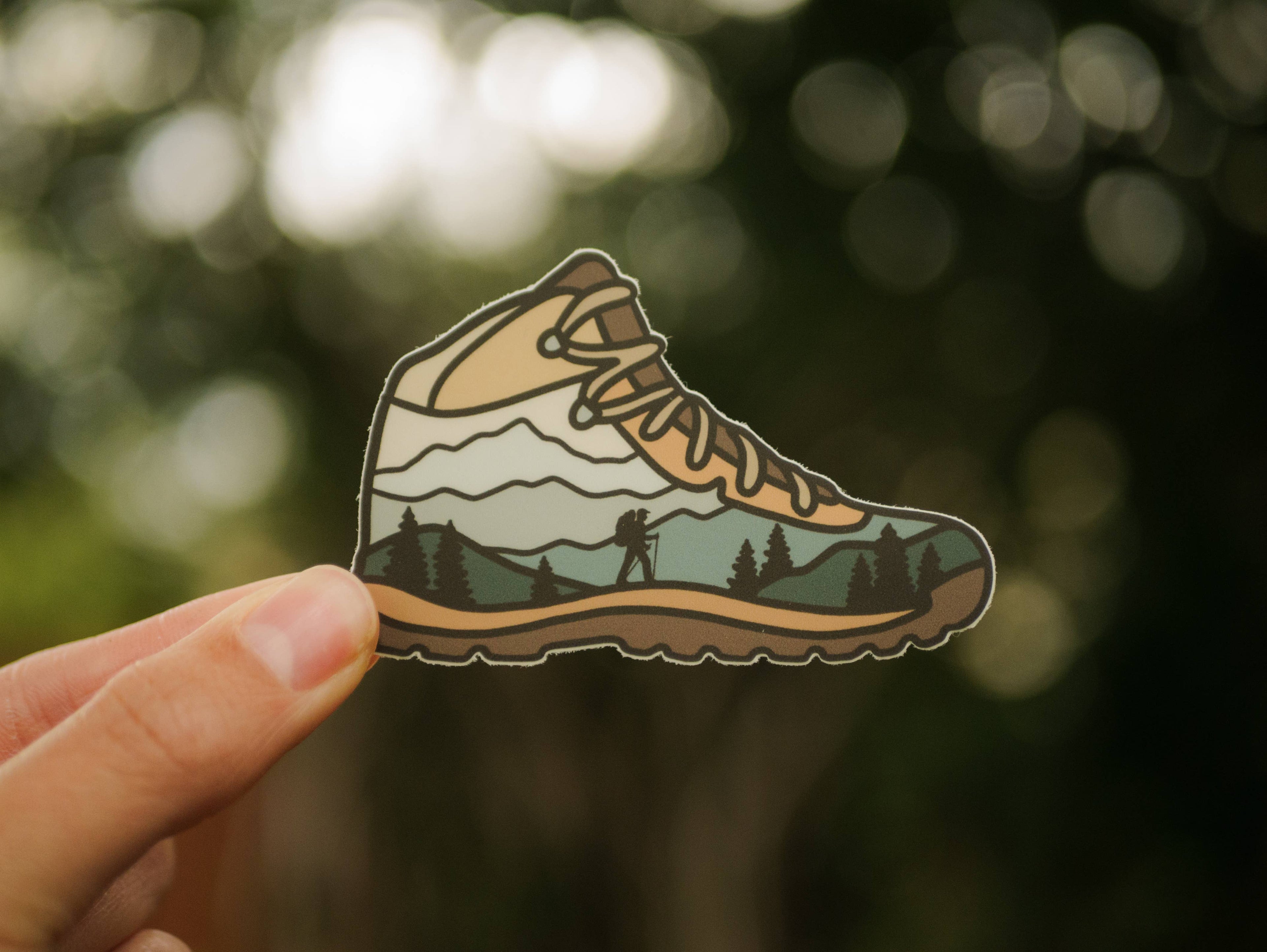 Mountain Hiking Boot | Sticker