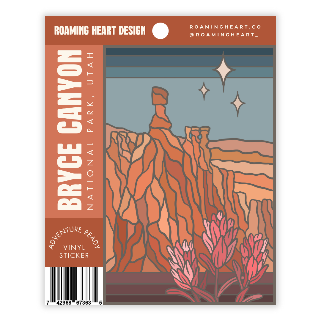 Bryce Canyon National Park Utah Vinyl Sticker