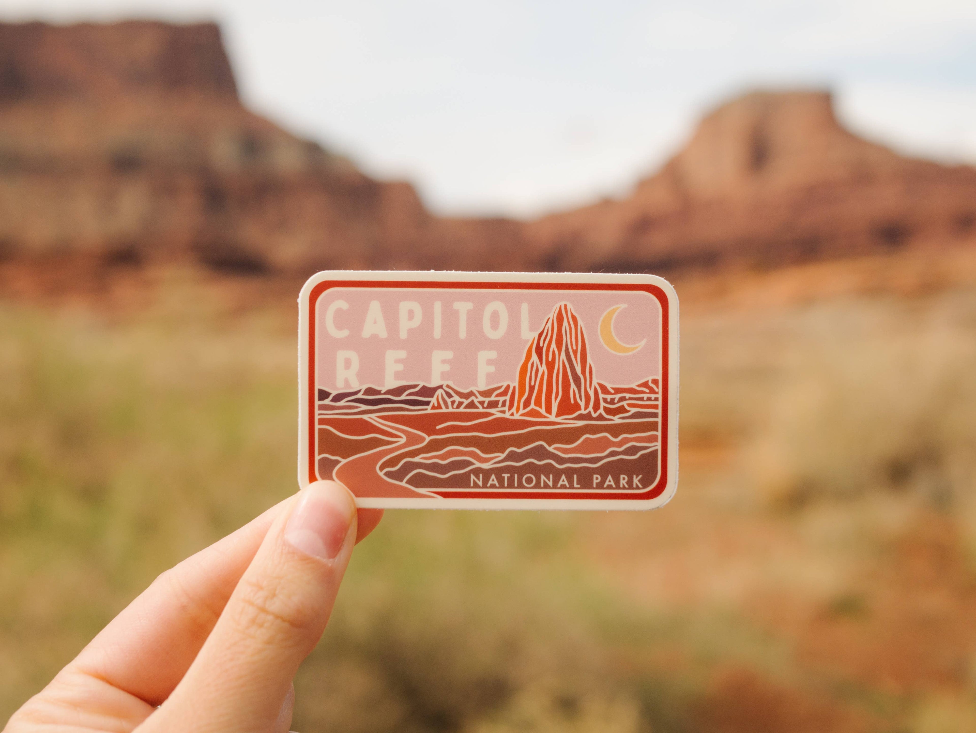 Capitol Reef - License Plate Series | Sticker