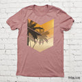 Chevron Palm Tree Tee