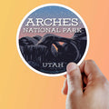 Arches National Park Moab Utah Sticker - Double Arch