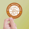 Orange Arches National Park Moab Utah Sticker - Delicate Arch