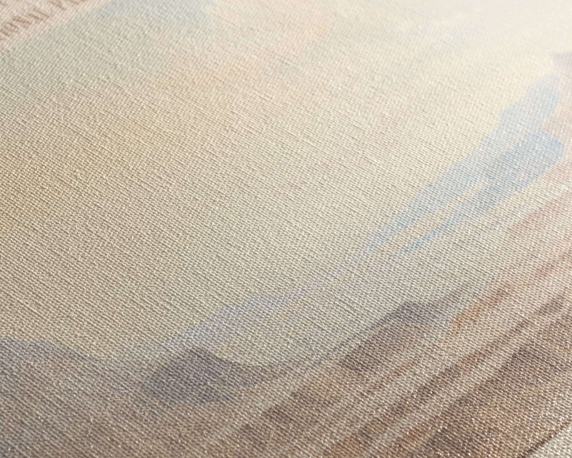 Canyonlands National Park Panoramic Utah Travel Art, National Park Print, Minimalist Travel Art, Subdued Watercolor Painting Panoramic