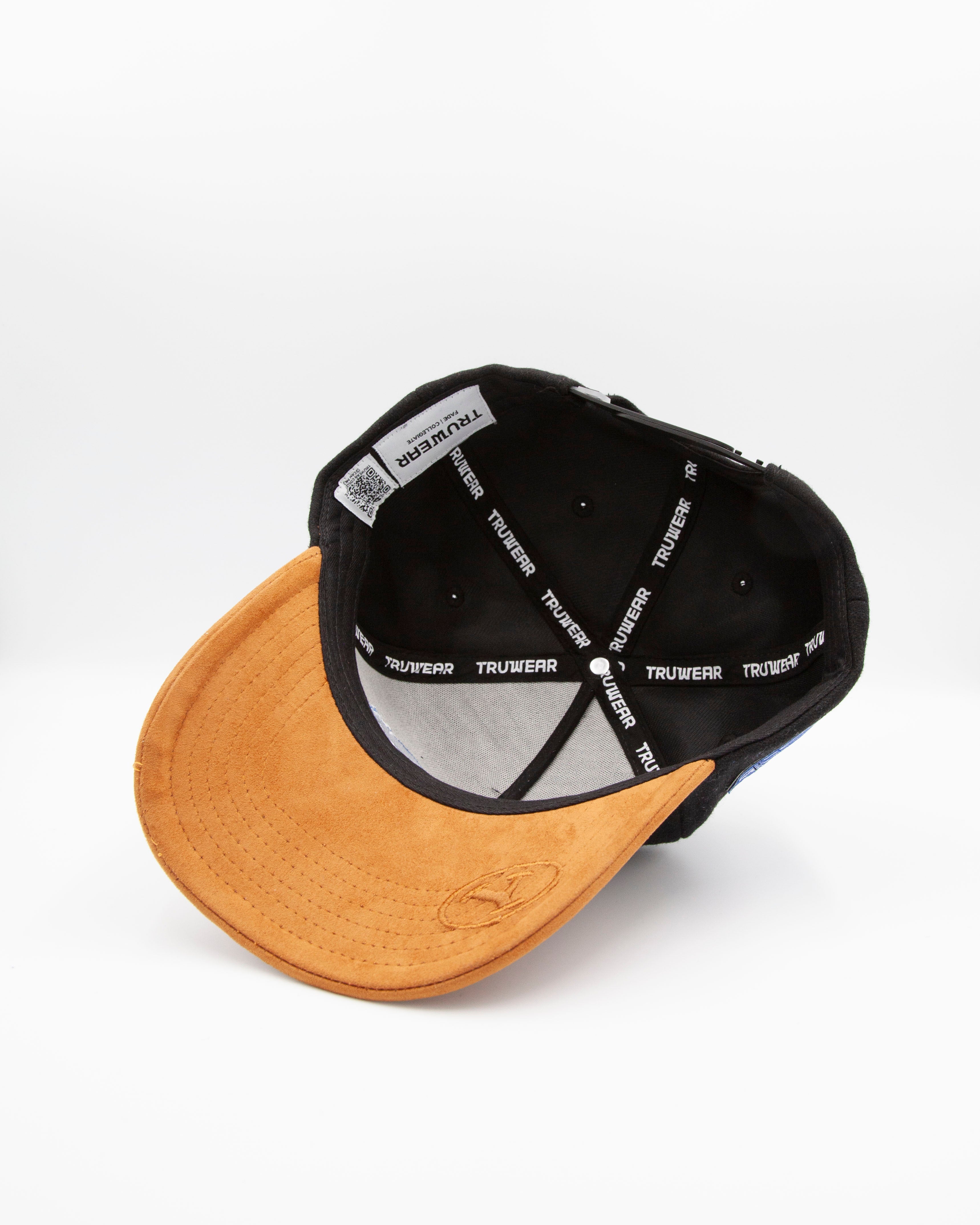 BYU Cougar Black & Tan Suede Brim Fade Hat