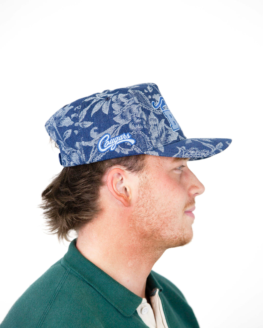 BYU Navy Church Couch Hat Kids