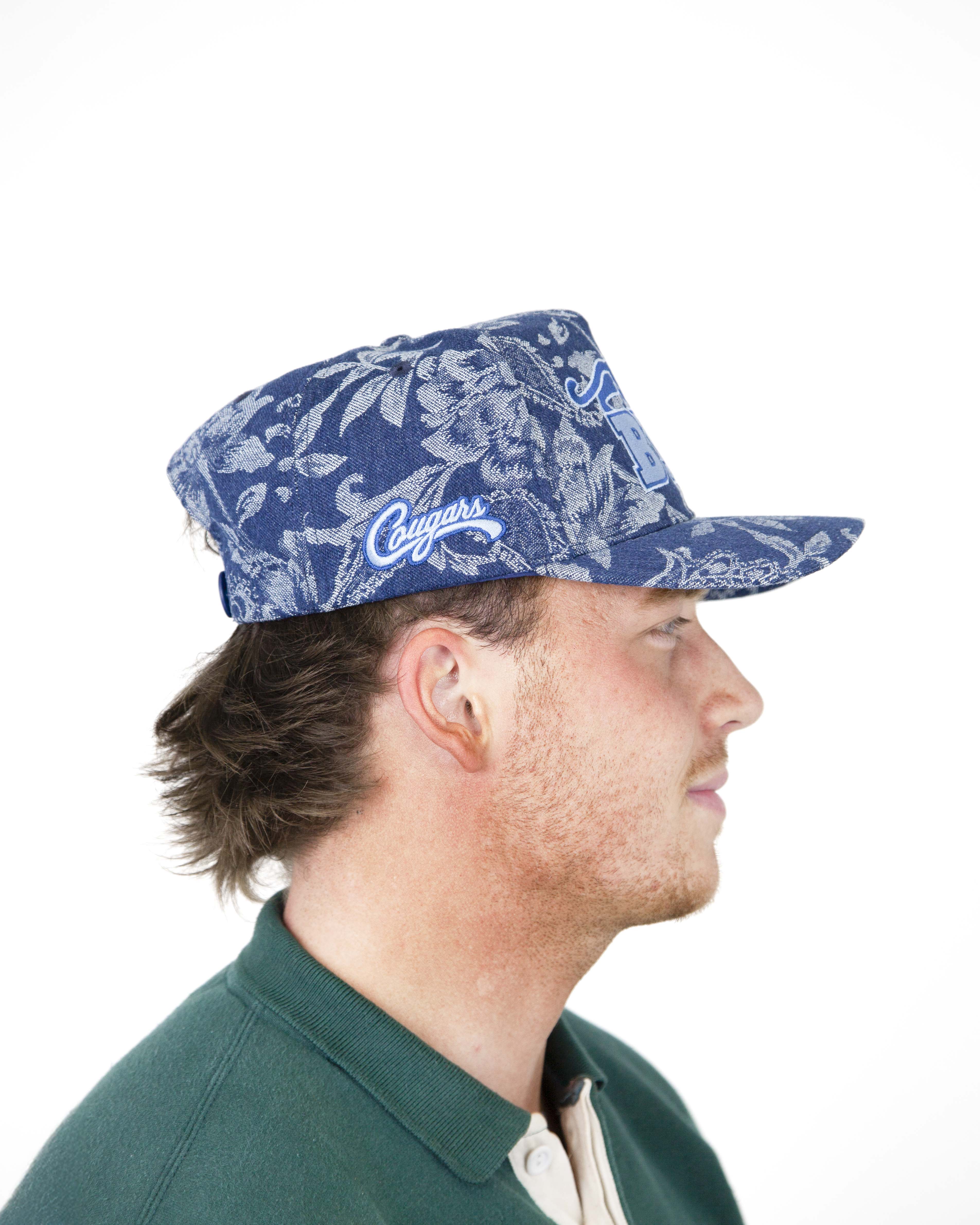 BYU Navy Church Couch Hat Kids