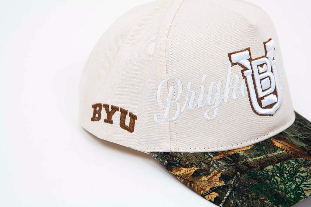 BYU Fade Hat Natural Camo Brigham Young