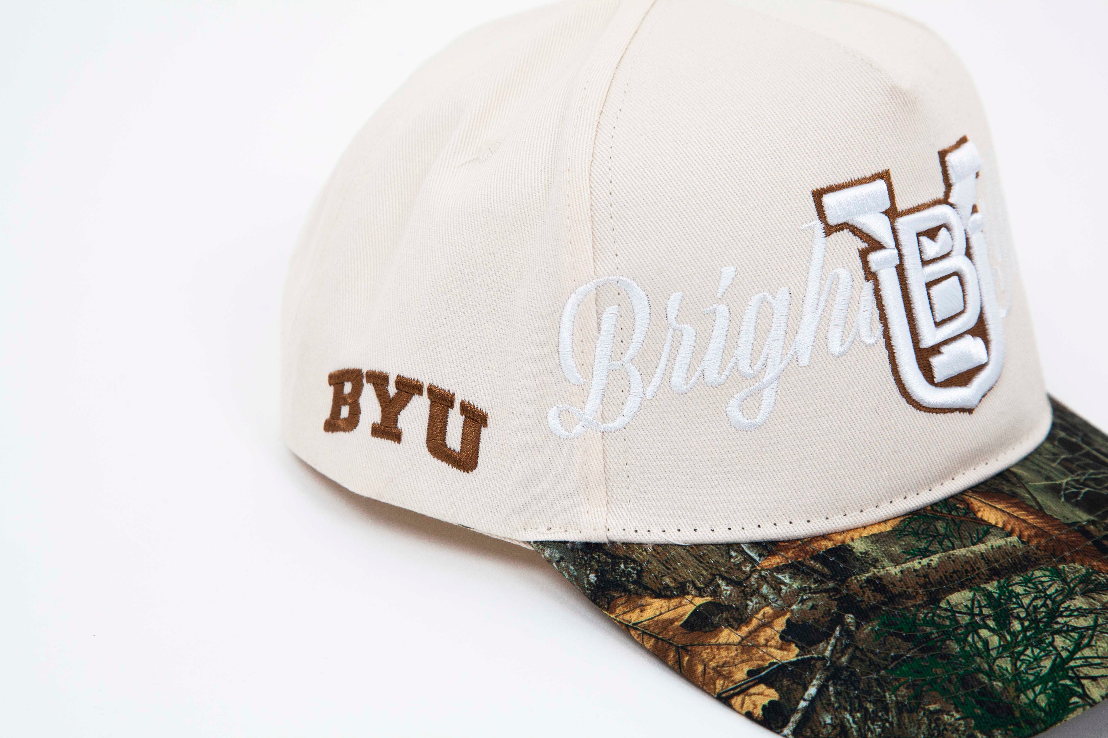 BYU Fade Hat Natural Camo Brigham Young