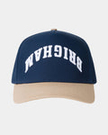 BYU Fade Hat Navy Tan Reversed Brigham