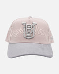 BYU Grey and Silver Suede Brim Hat