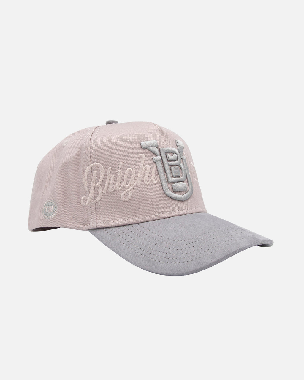 BYU Grey and Silver Suede Brim Hat