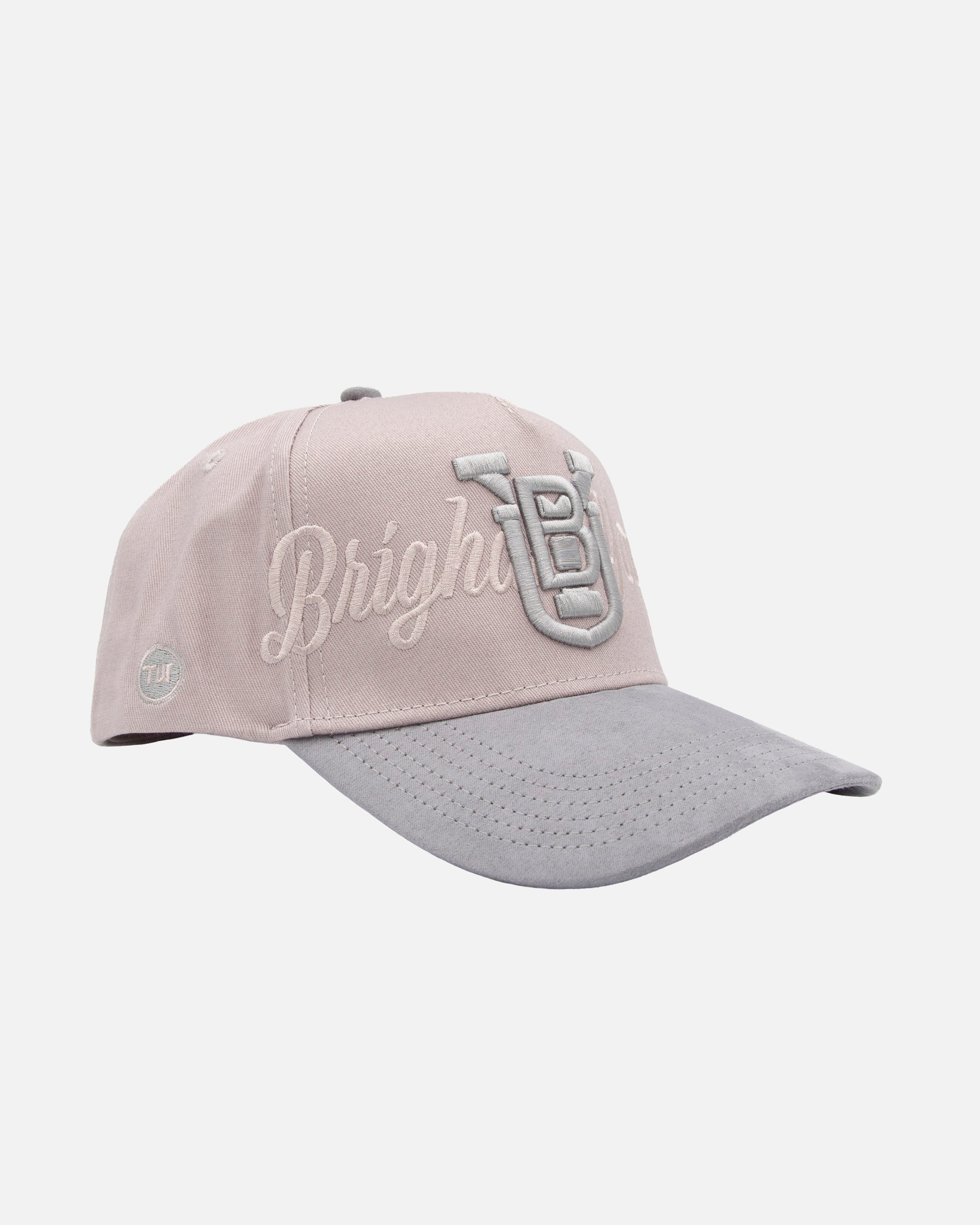 BYU Grey and Silver Suede Brim Hat