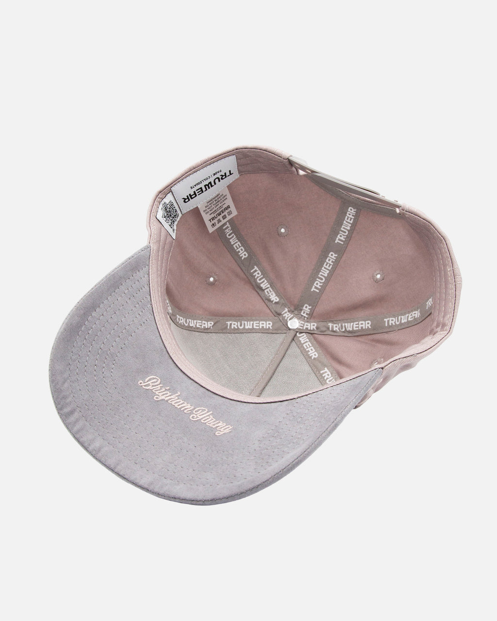 BYU Grey and Silver Suede Brim Hat