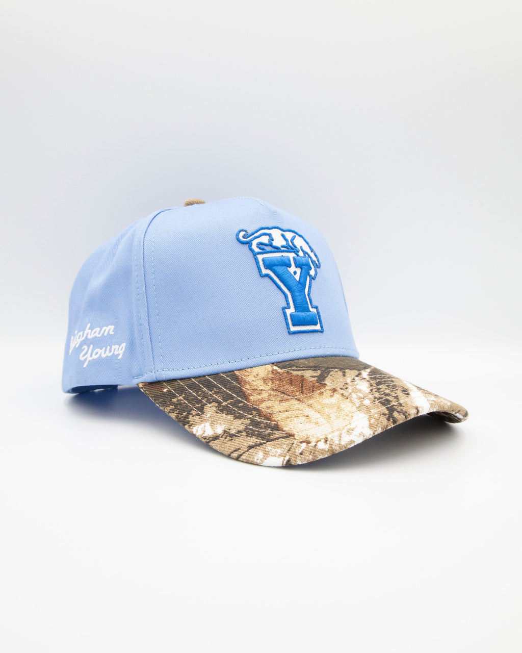 BYU Light Blue Camo Fade Hat