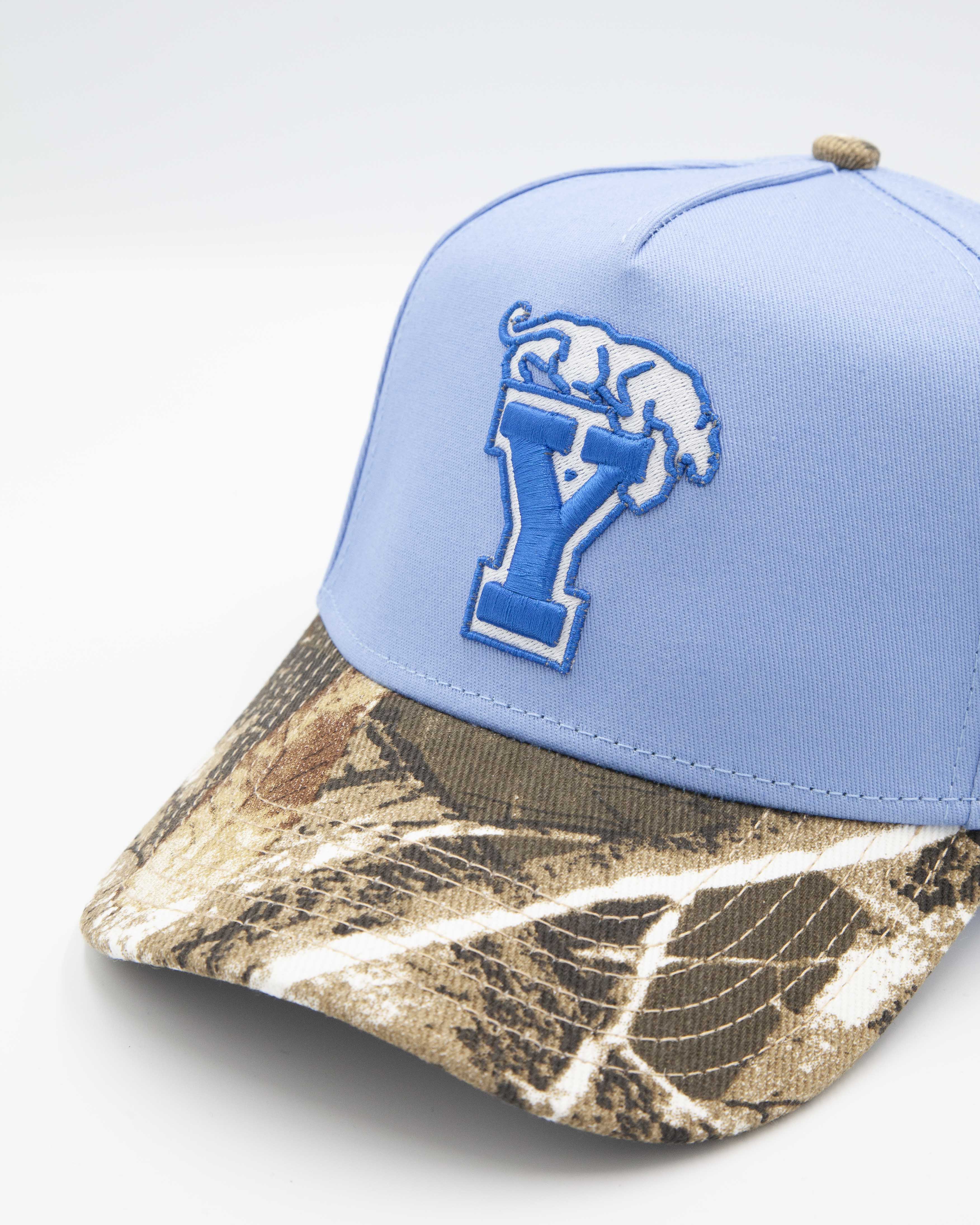 BYU Light Blue Camo Fade Hat