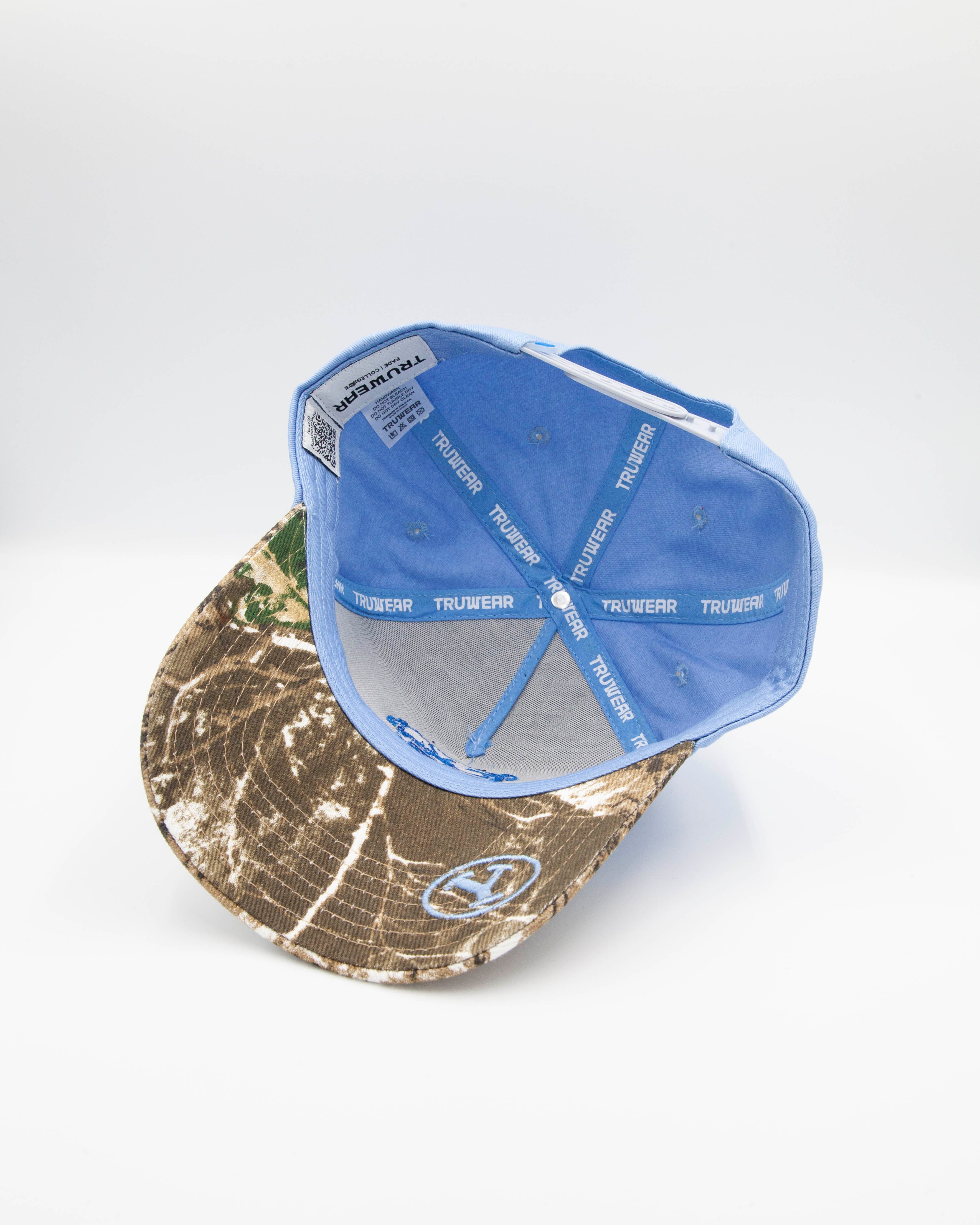 BYU Light Blue Camo Fade Hat