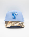 BYU Light Blue Camo Fade Hat