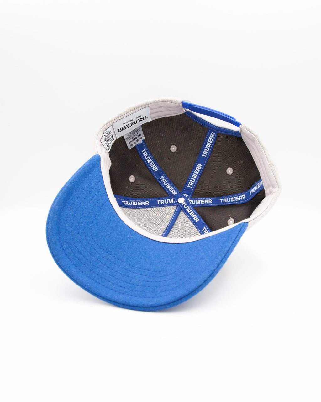 BYU Light Grey & Royal Brim Wool Fade Hat