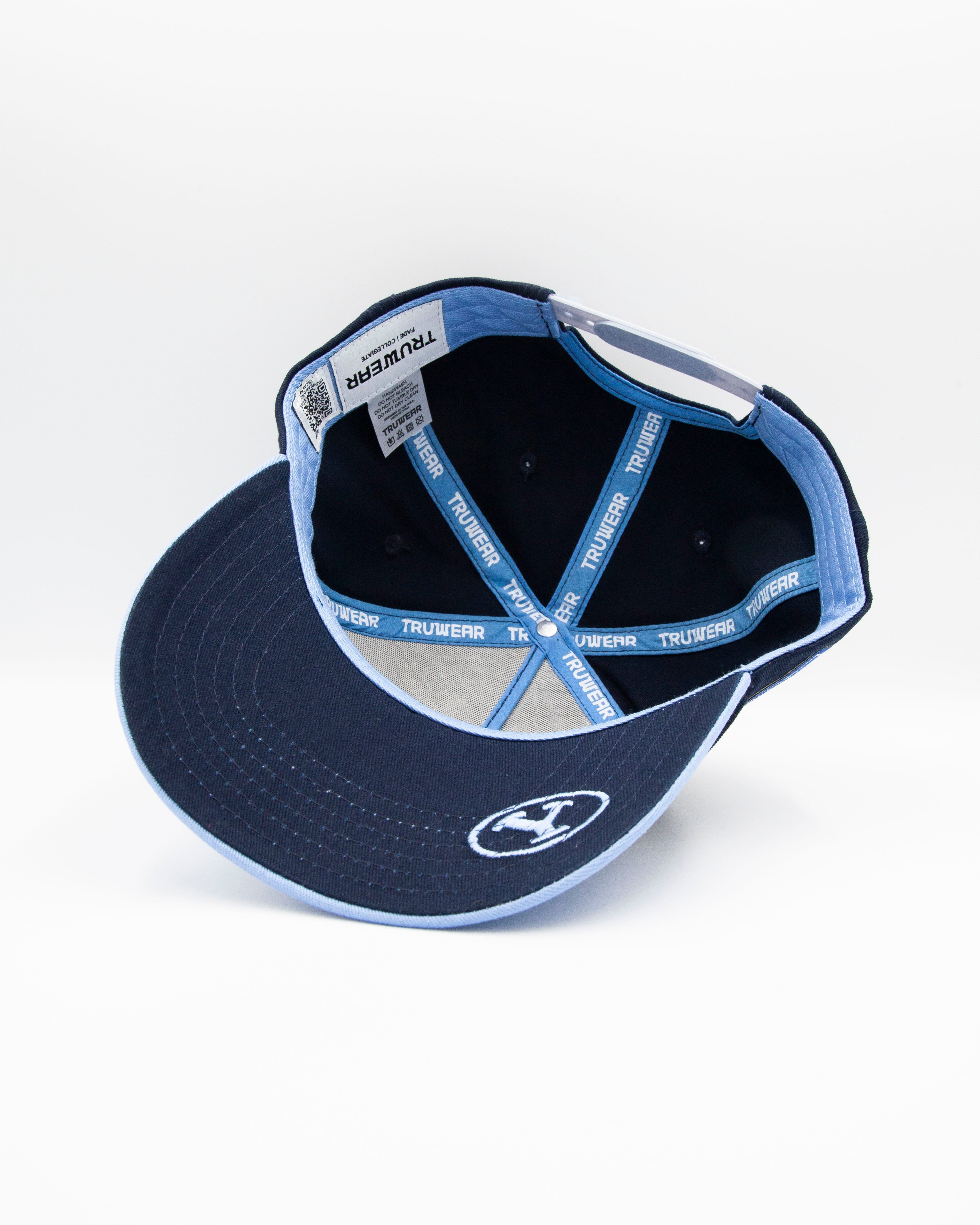 BYU Navy & Light Blue Brim Fade Hat