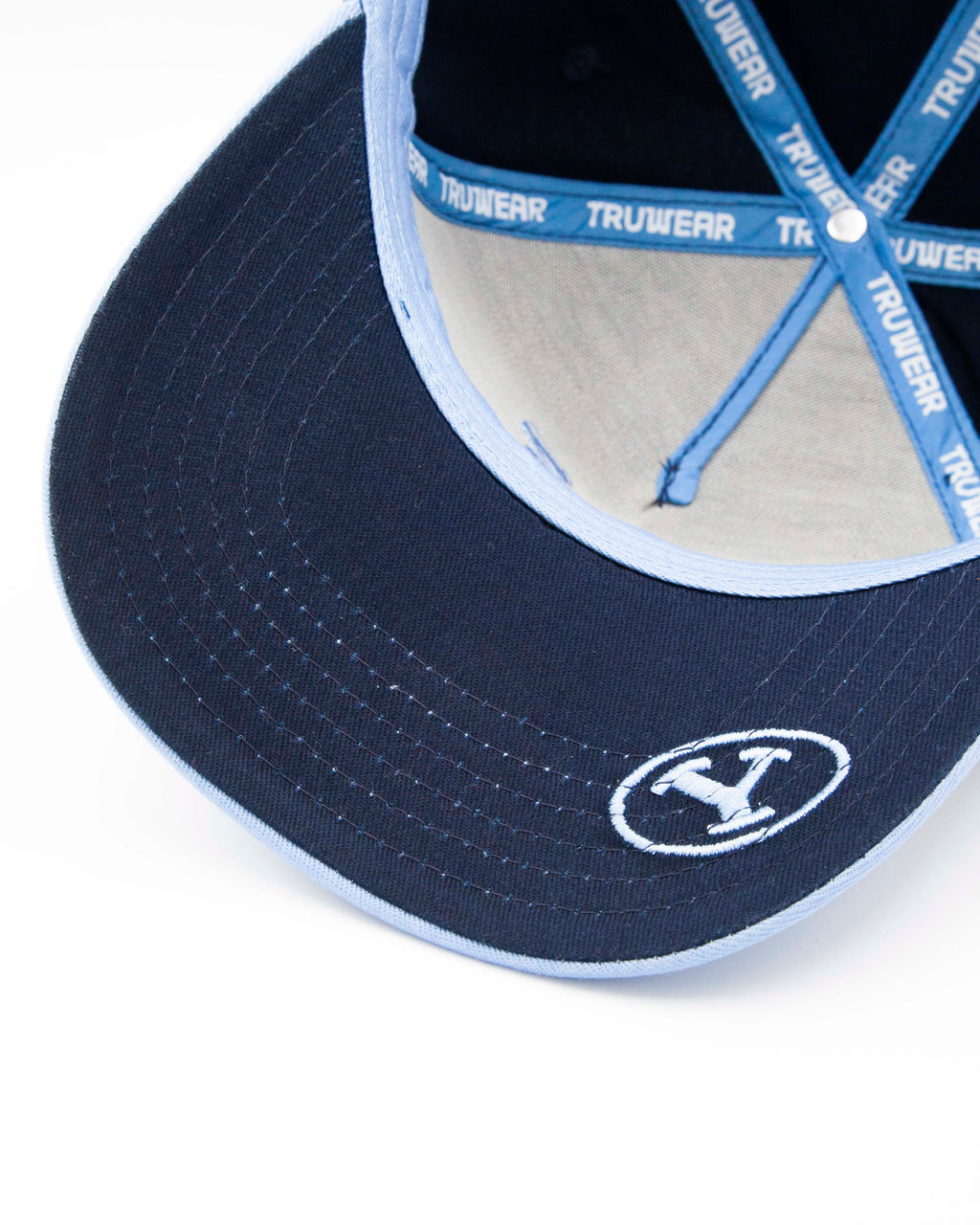 BYU Navy & Light Blue Brim Fade Hat
