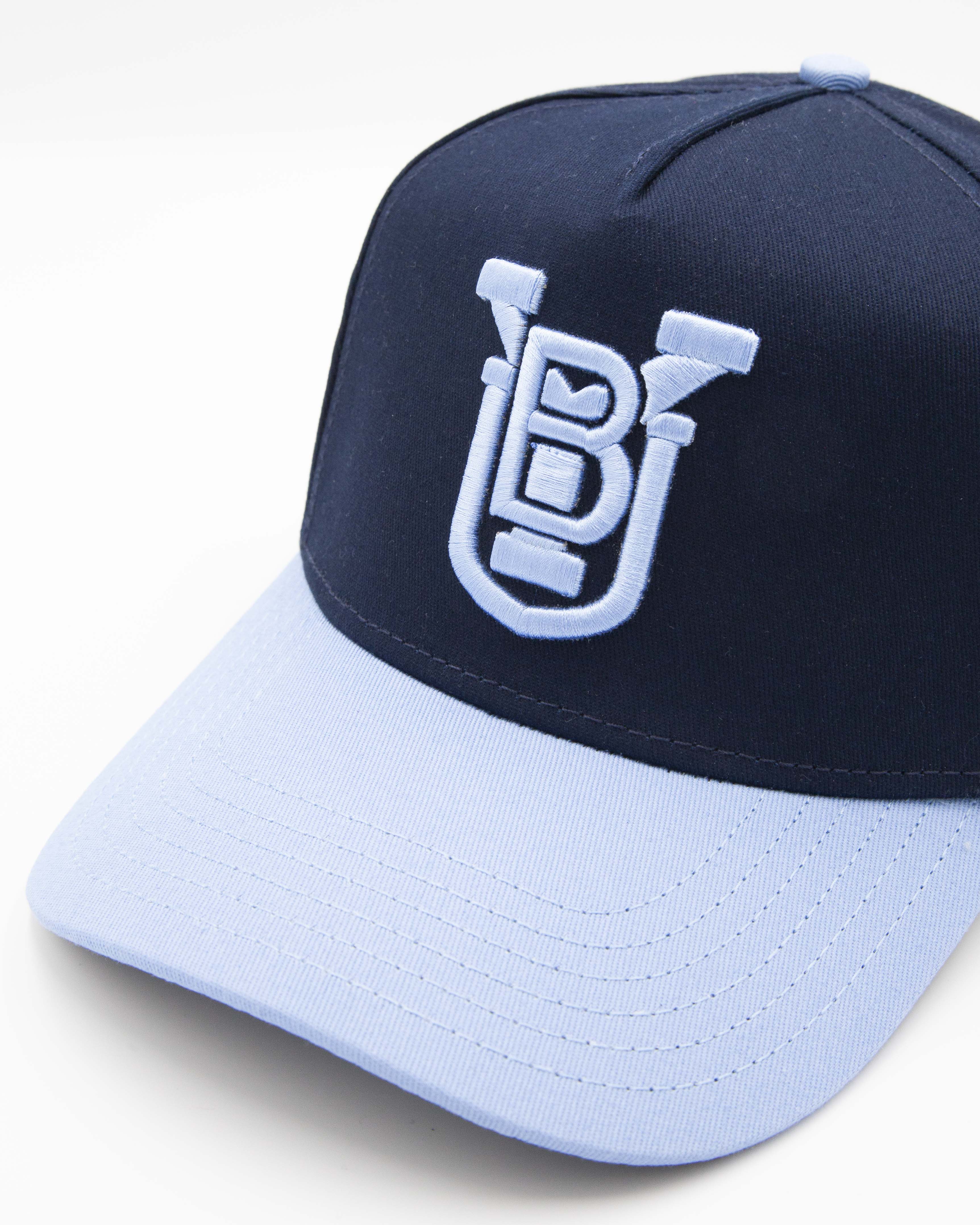 BYU Navy & Light Blue Brim Fade Hat