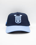 BYU Navy & Light Blue Brim Fade Hat