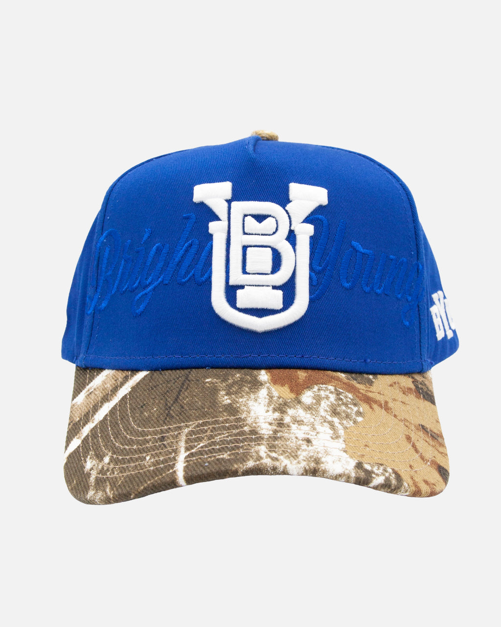 BYU Royal Blue and Camo Hat
