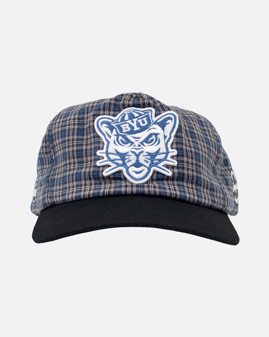 BYU Unstructured Hat Plaid Flannel