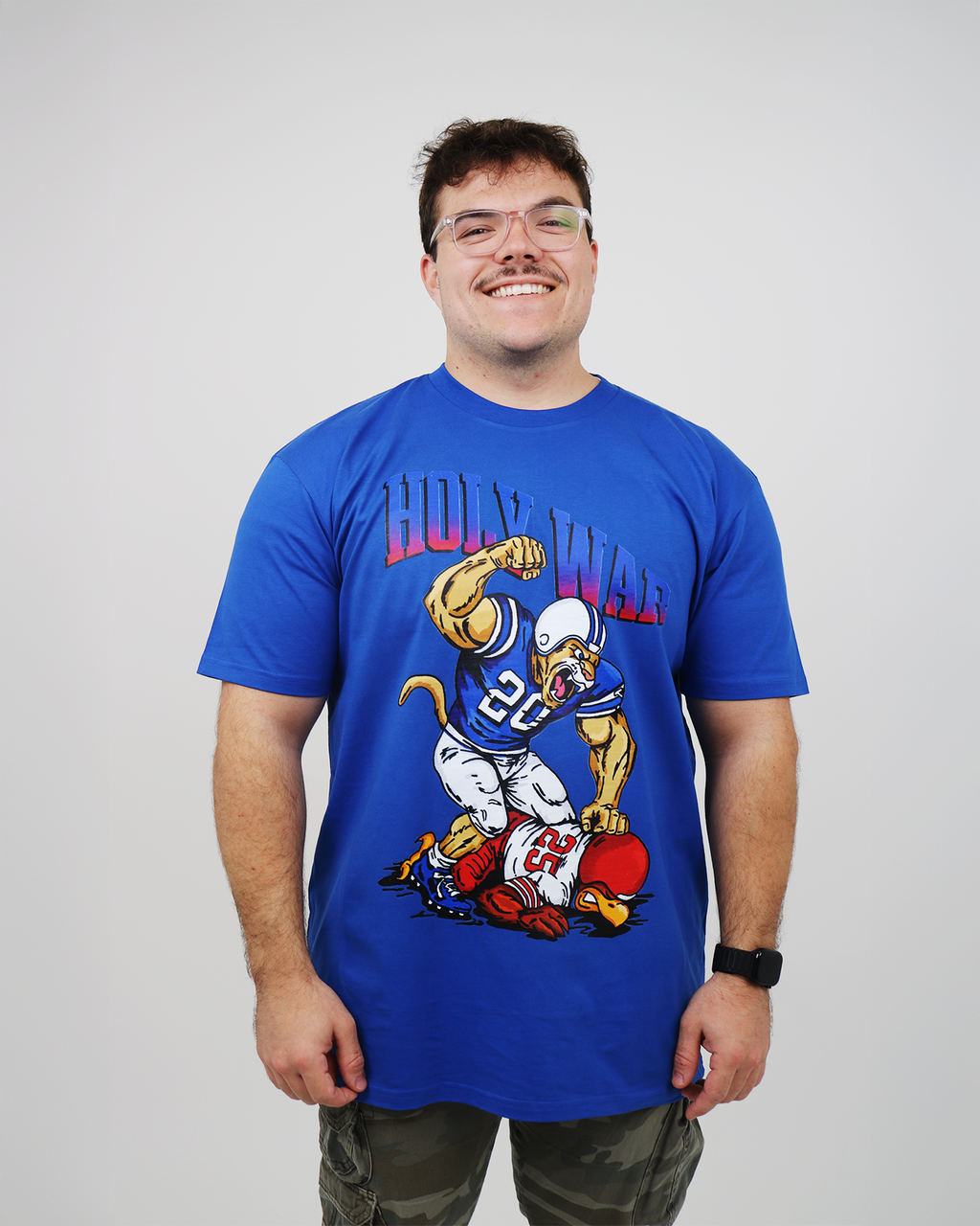 LE BYU Holy War Tee Royal Blue