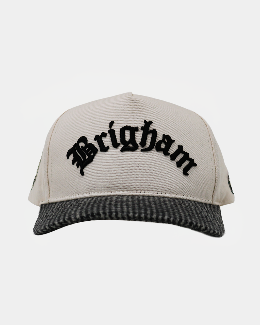 BYU Fade Hat Natural and Houndstooth Brigham Arch