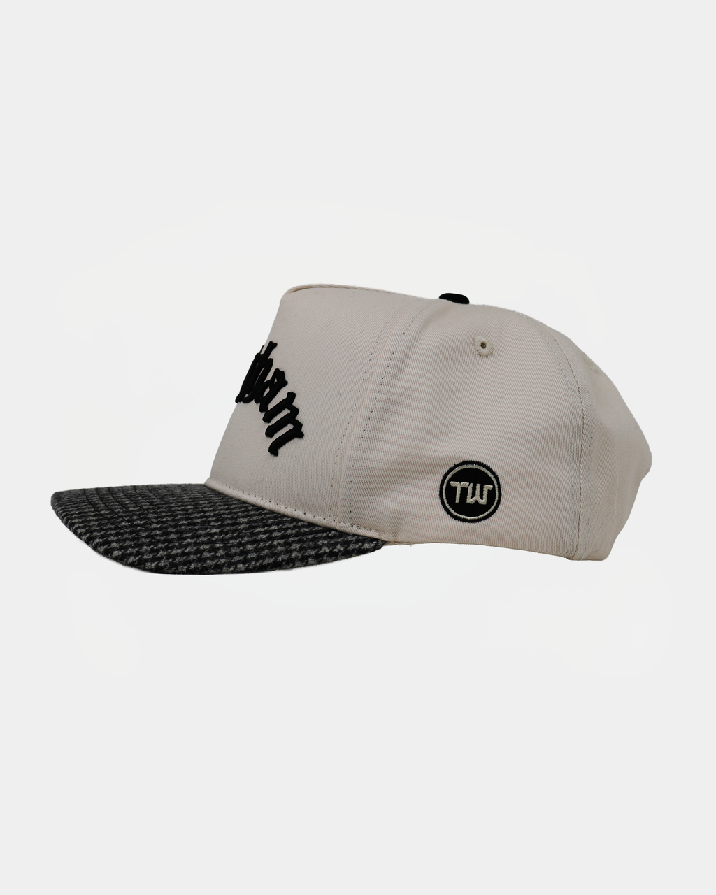 BYU Fade Hat Natural and Houndstooth Brigham Arch