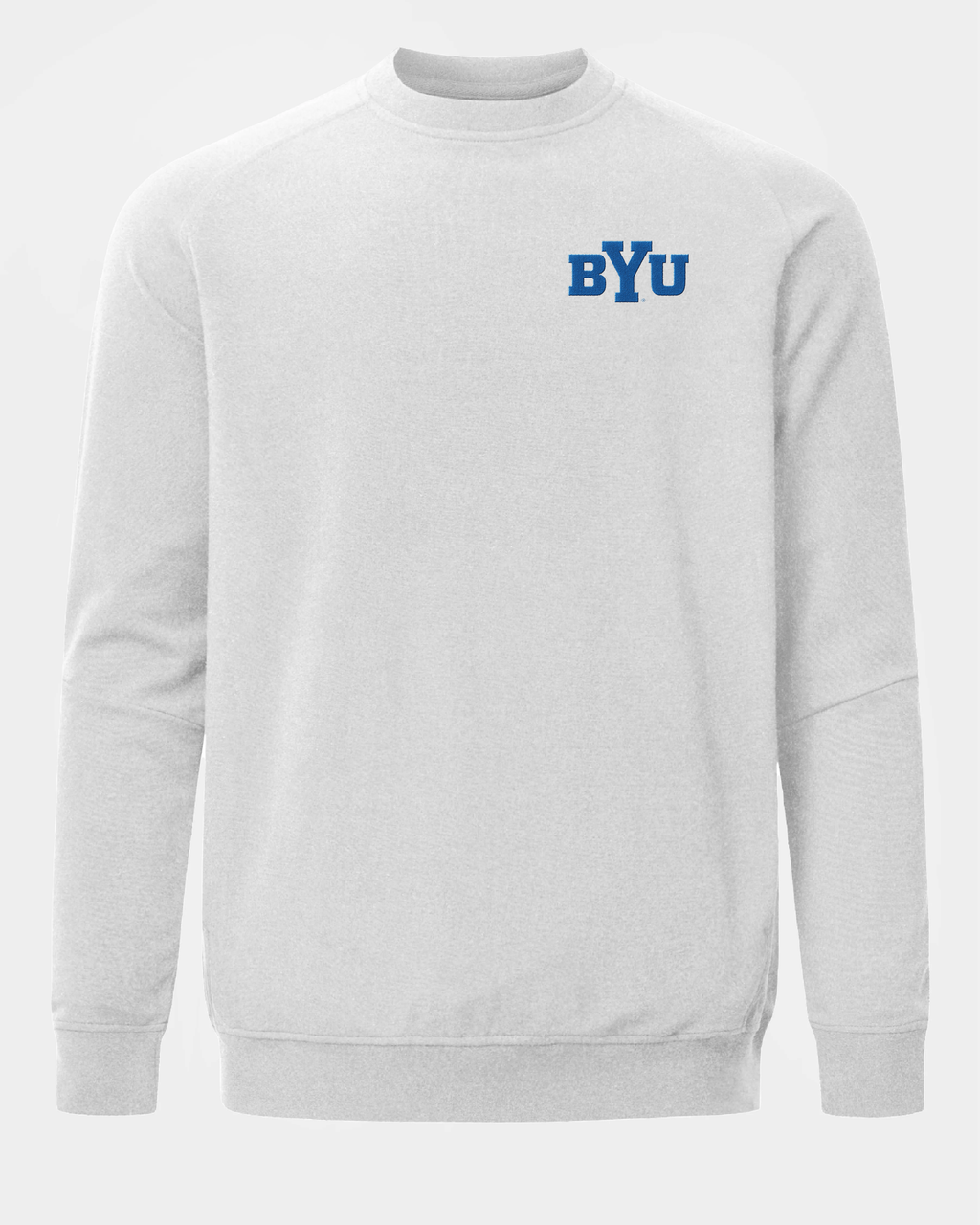 BYU Meridian Heather Grey Crewneck