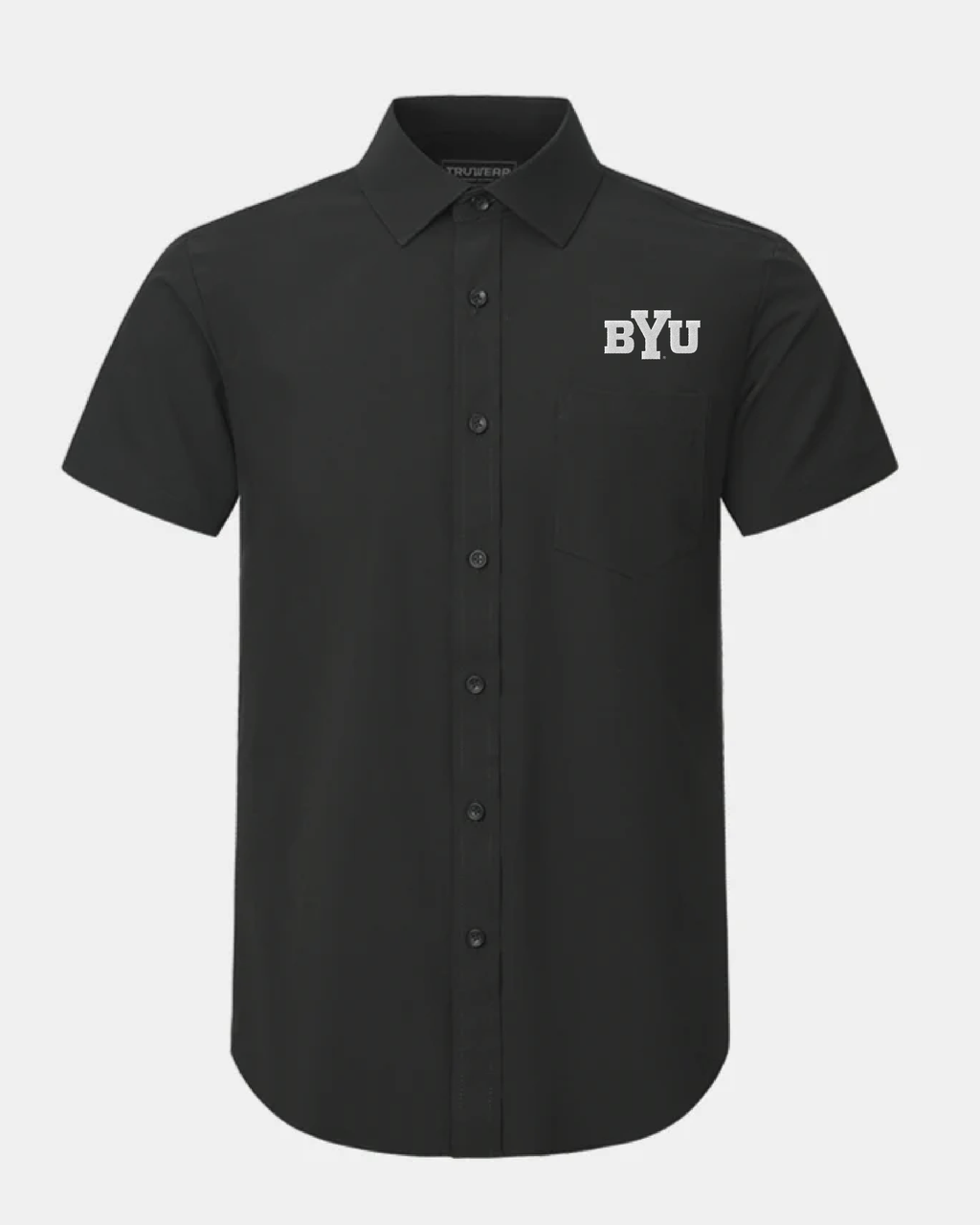 BYU Phenom Classic Black Short Sleeve Dress Shirt