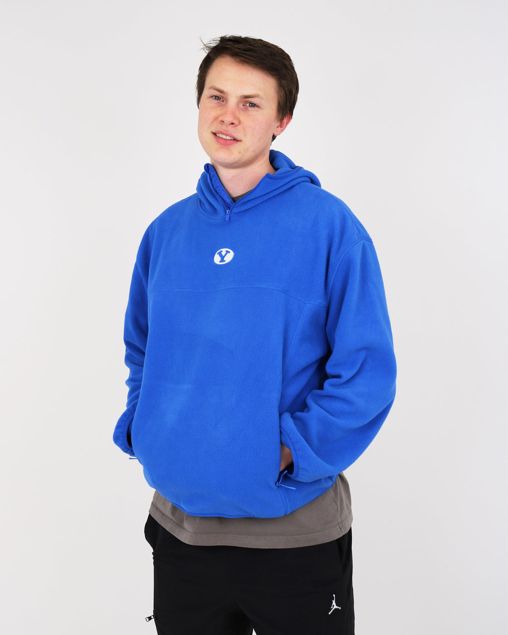 BYU Edge Fleece Jacket Royal Blue