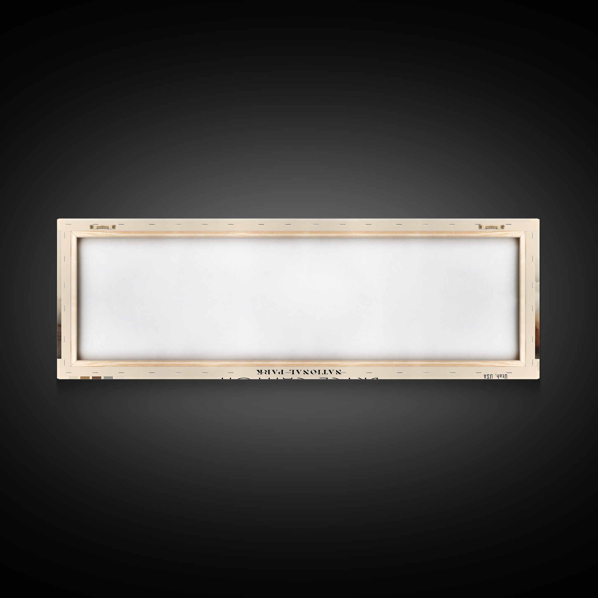 Bryce Canyon National Park Panoramic Utah Travel Art, National Park Print, Minimalist Travel Art, Subdued Watercolor Painting Panoramic