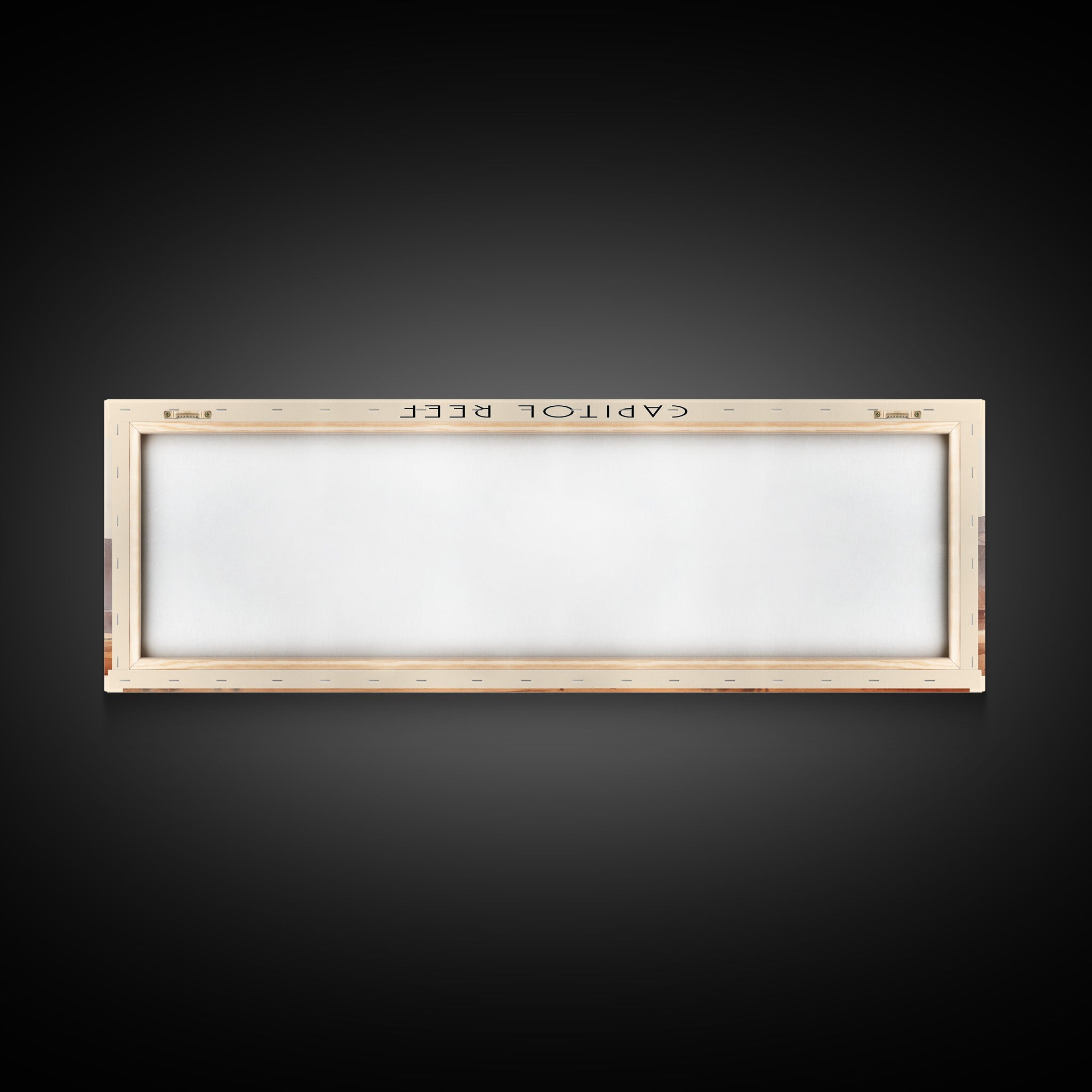 Capitol Reef National Park Panoramic Utah Travel Art, National Park Print, Minimalist Travel Art, Subdued Watercolor Painting Panoramic