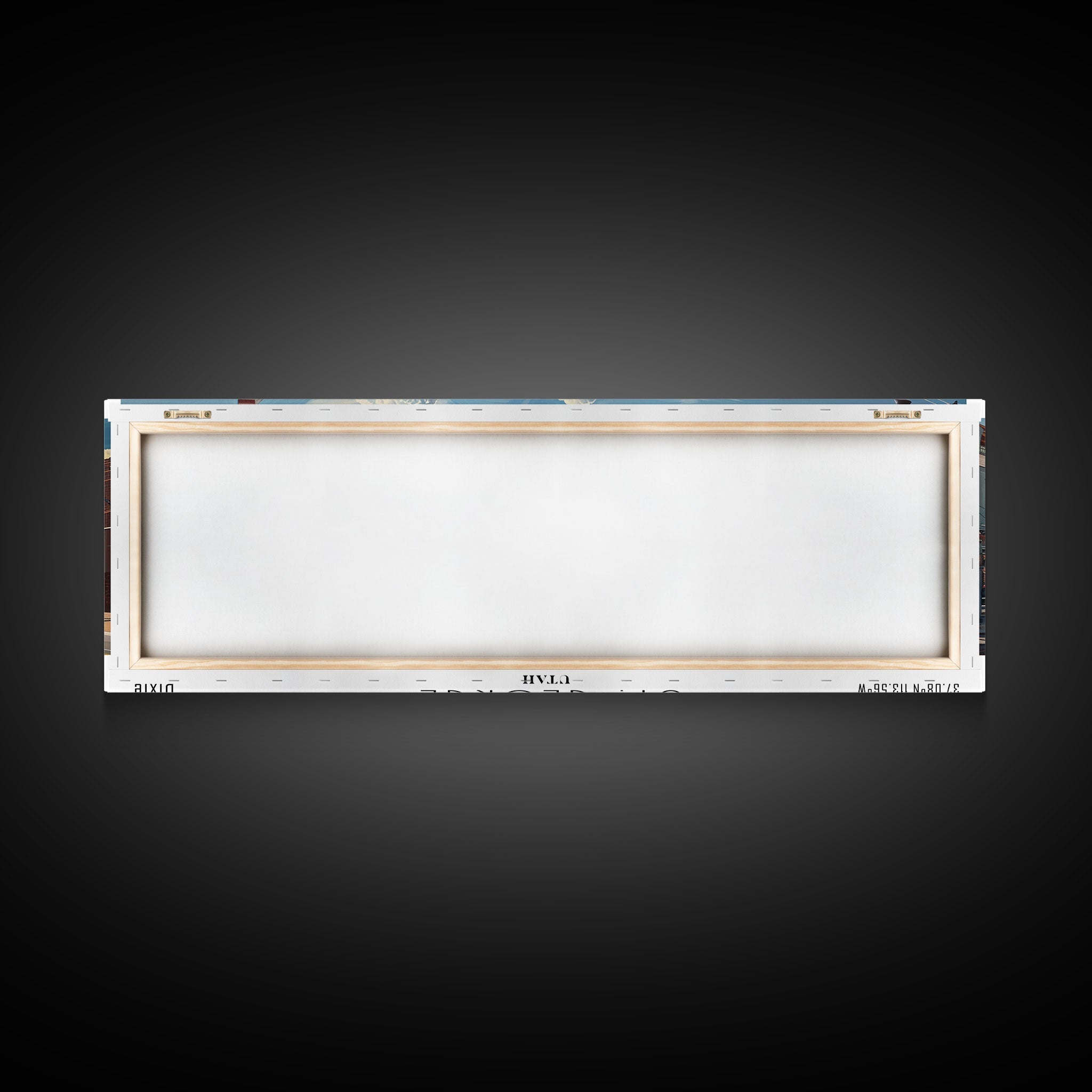 St. George Utah Travel Poster, Framed Canvas Print, Wall Art, Home Decor, Office Art, Living Room Art, Travel Gift, Vintage Style