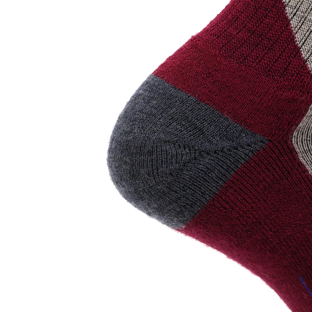 Berry - Hike Crew Midweight Merino Wool Sock