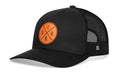 Bigfoot X Trucker Hat  |  Black Sasquatch Snapback