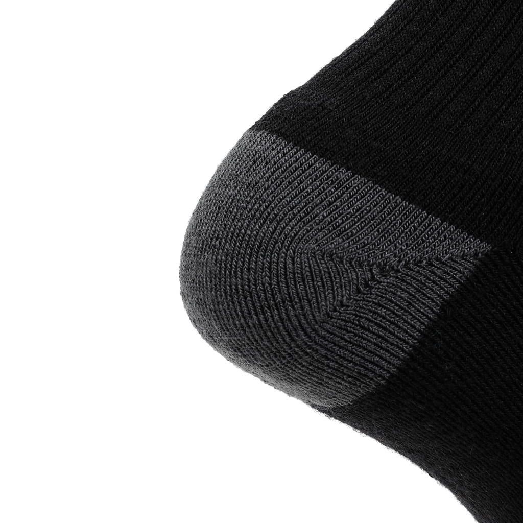 3 Pack Carbon - Casual Crew Midweight Merino Wool Sock