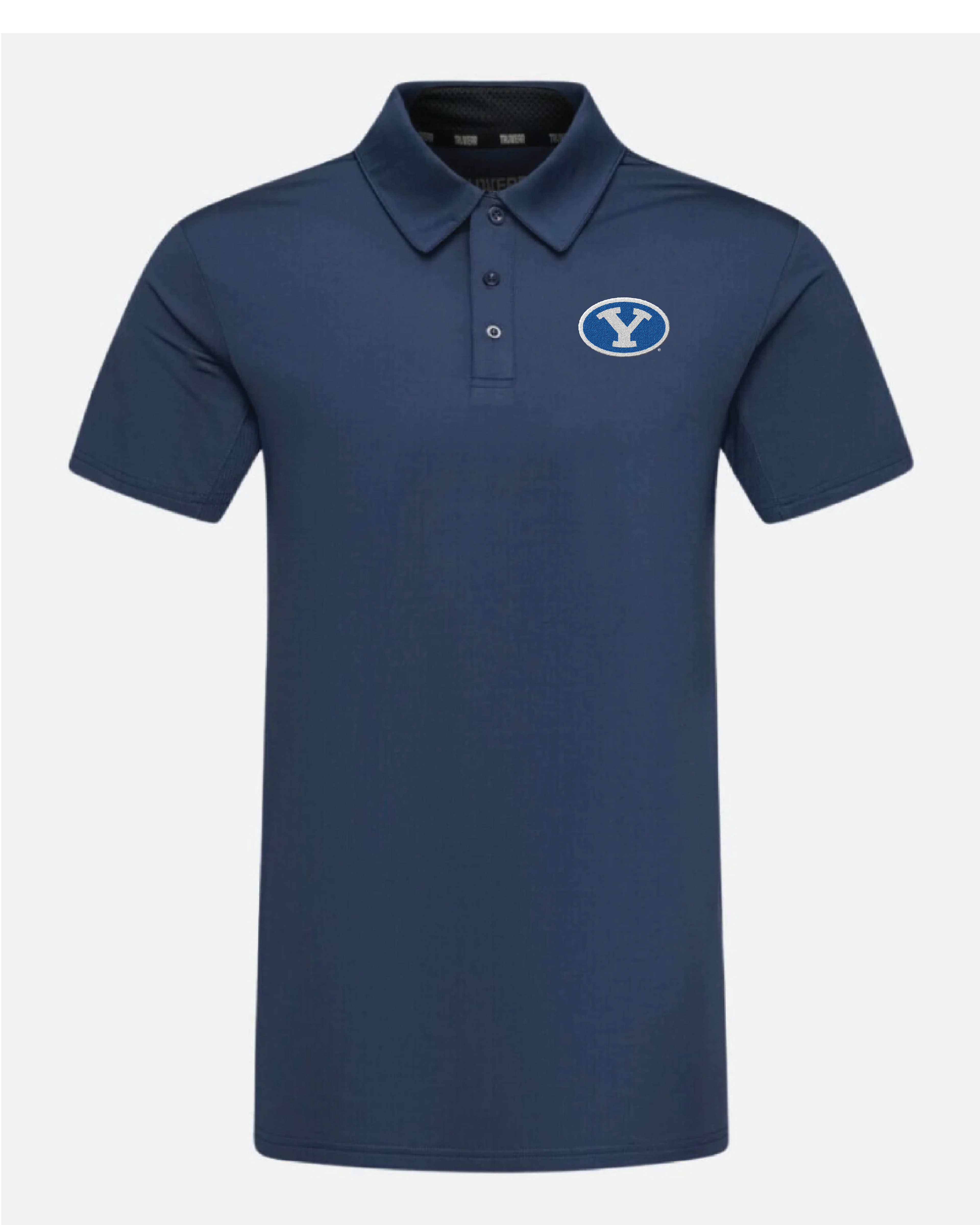 BYU Crest 2.0 Polo Navy Blue
