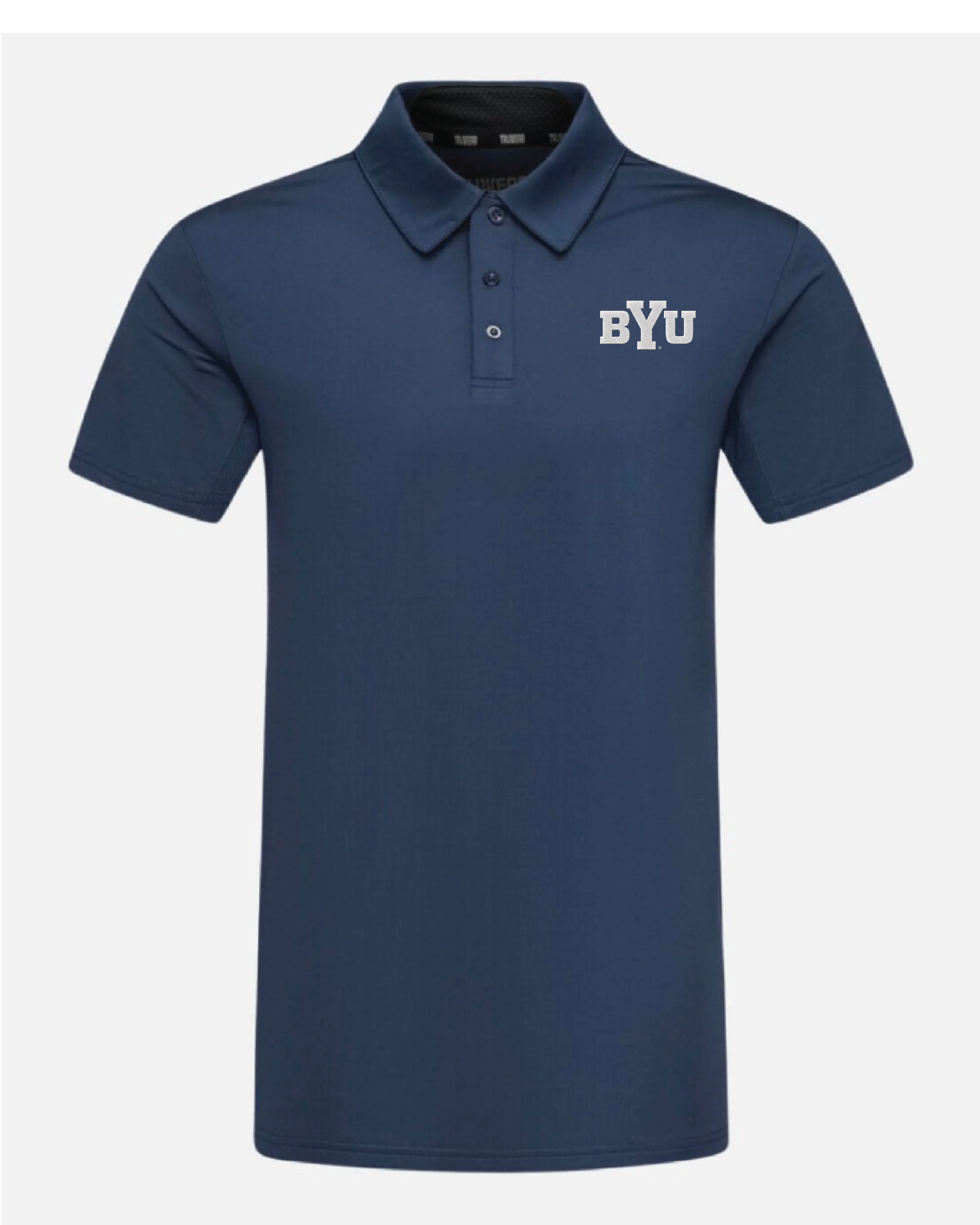 BYU Crest 2.0 Polo Navy Blue