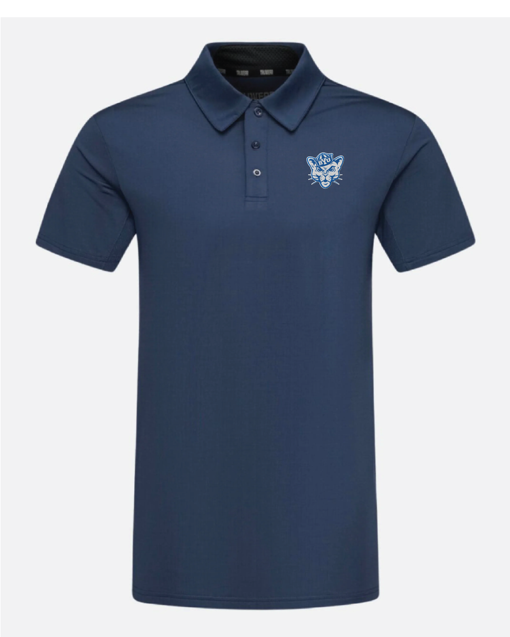 BYU Crest 2.0 Polo Navy Blue