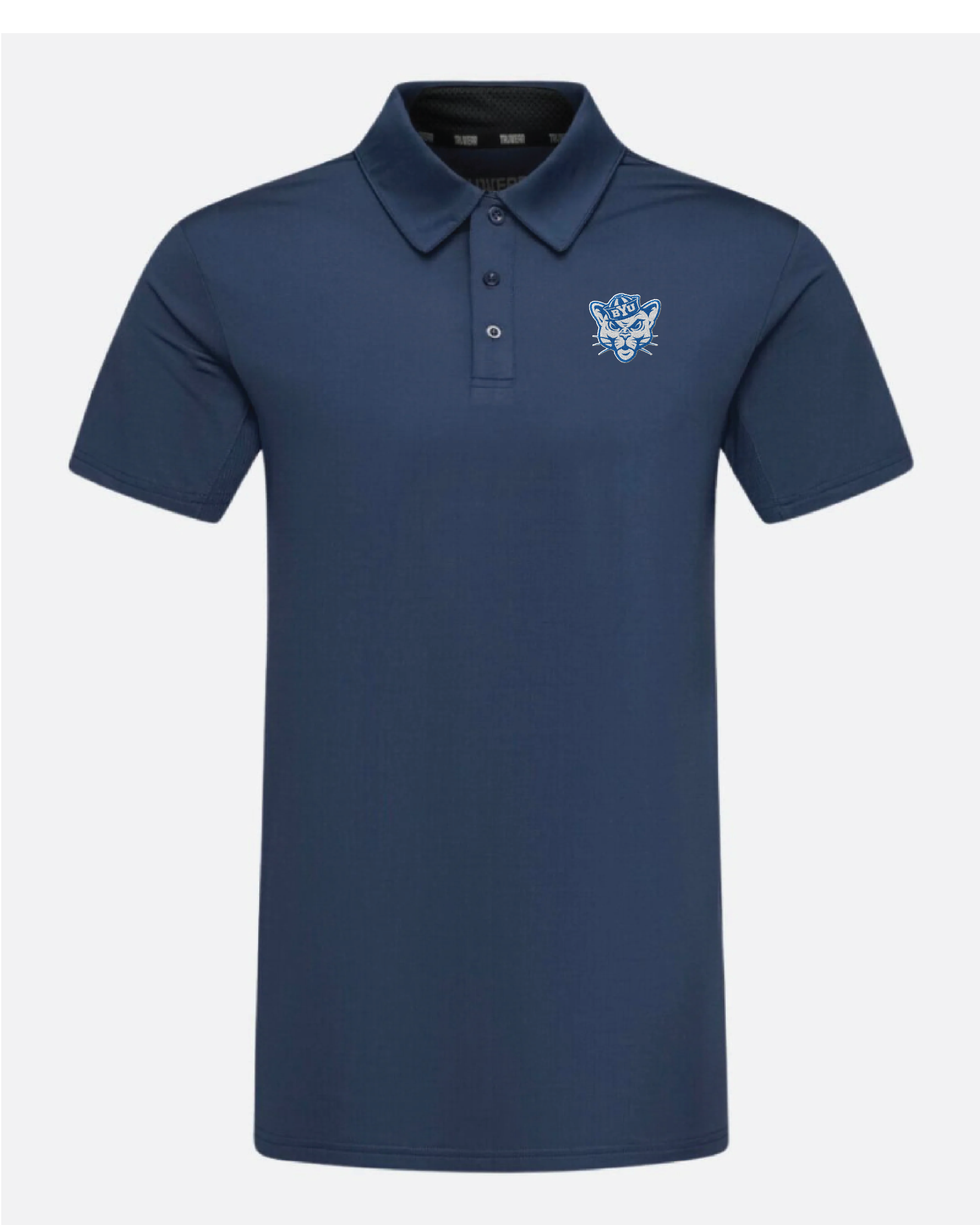 BYU Crest 2.0 Polo Navy Blue
