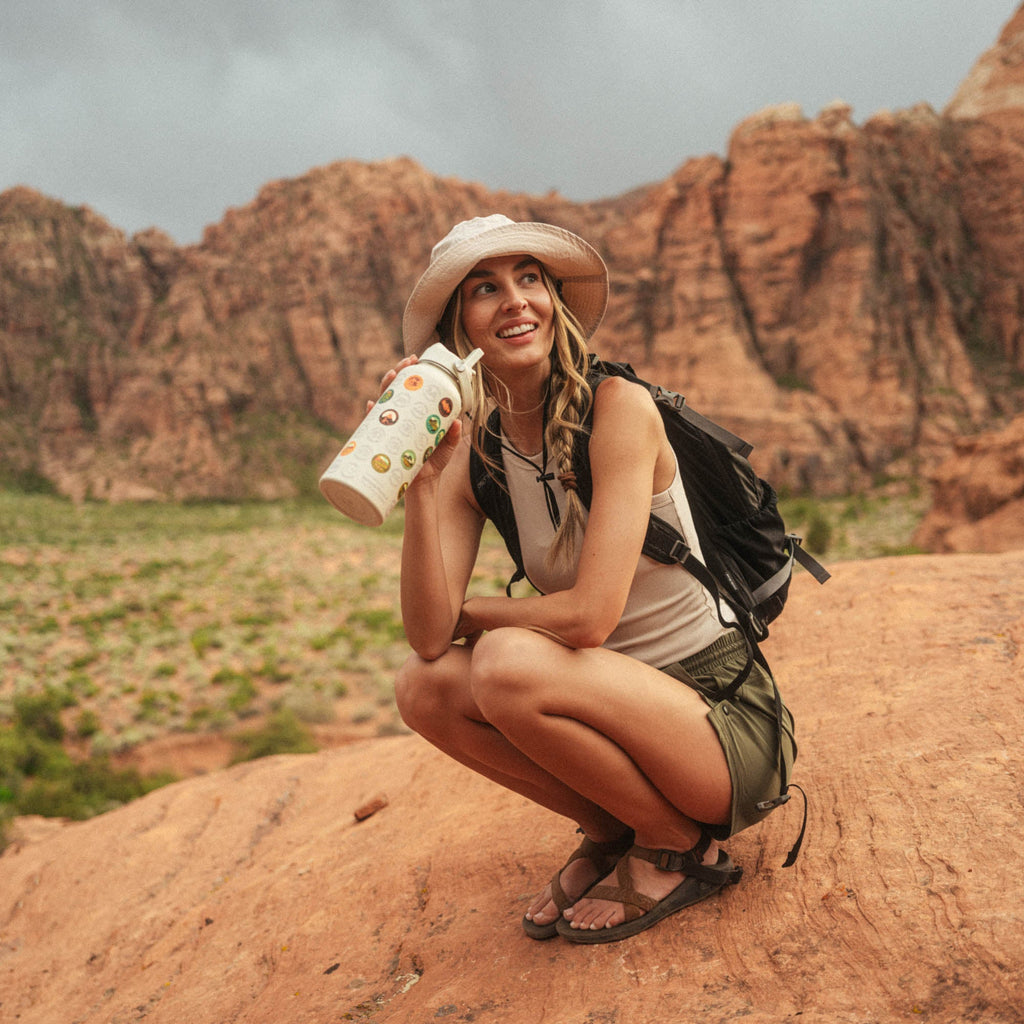 National Park Sticker Bottle | Insulated - Sandstone
