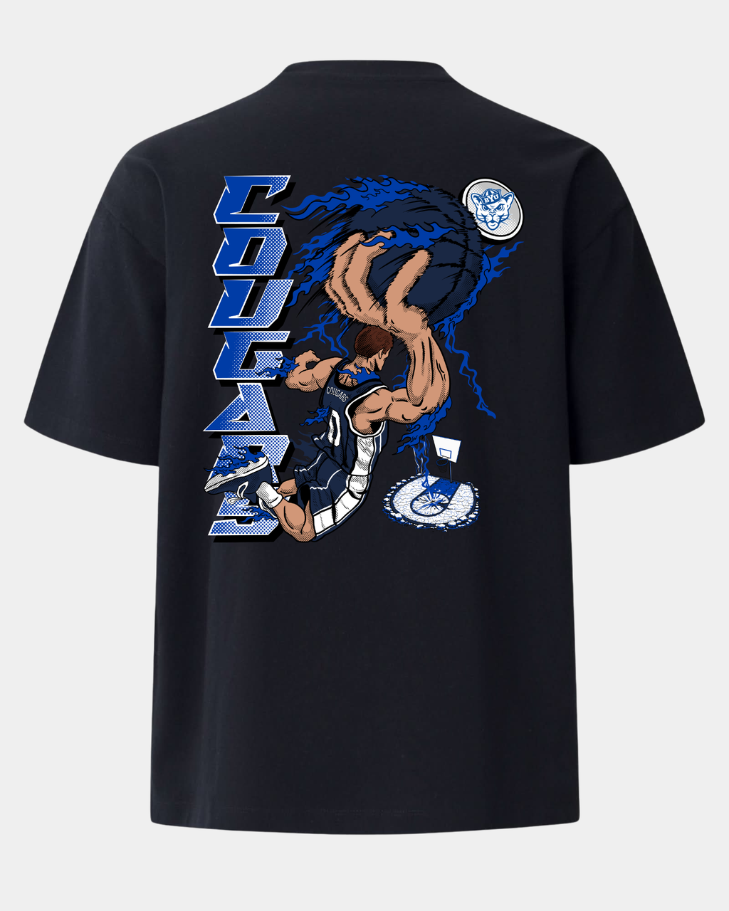 BYU Slam Dunk Faze Heavyweight Tee Black